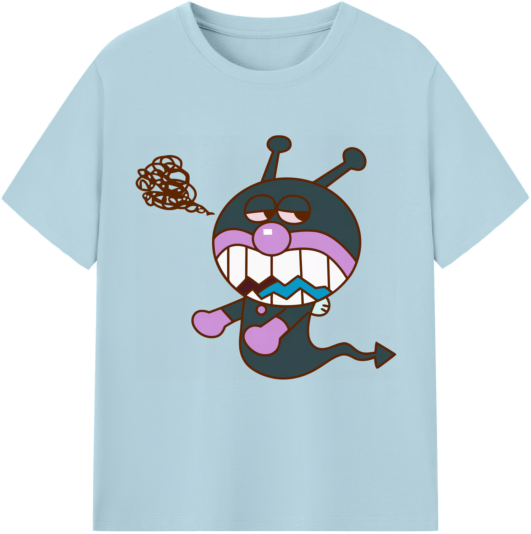 （画像用） アンパンマン Anpanman 綿100％半袖Tシャツ（フロントプリント）